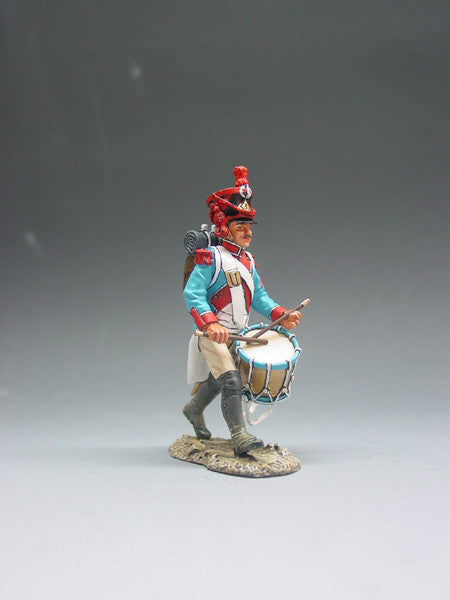 French Grenadier Drummer Marching