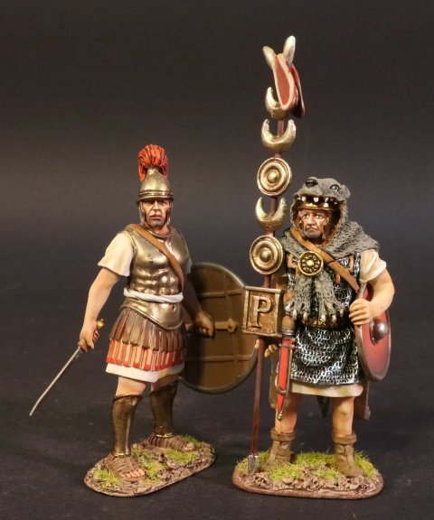 Roman Mid Republic Infantryman Red Shield