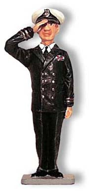 Naval Officer Saluting