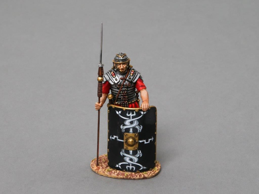 30th Legionnaire Standing Ready Black Shield
