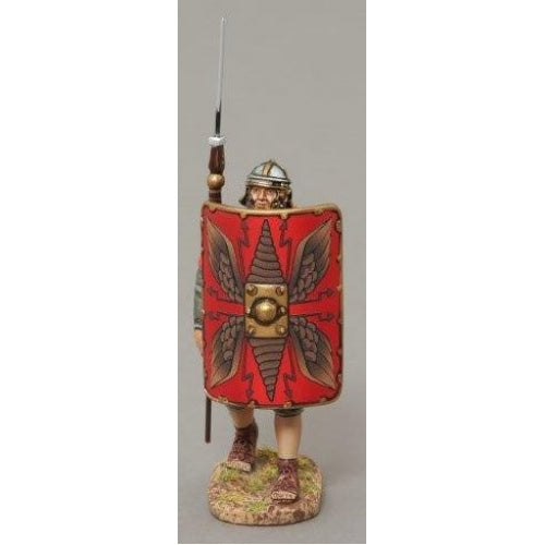 Legionnaire Advancing Pilum raised Wearing Scale Armor