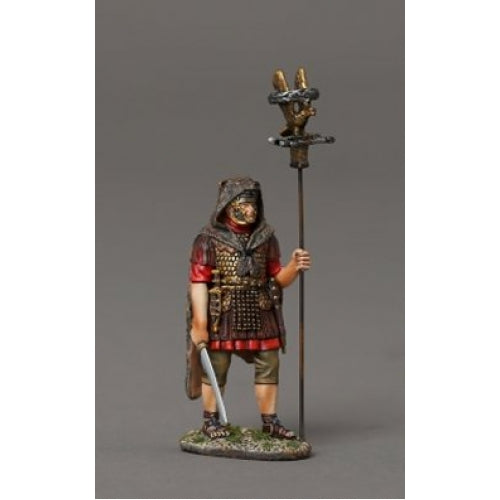 Roman Aquilifer with New Style Eagle Wearing Bear Skin