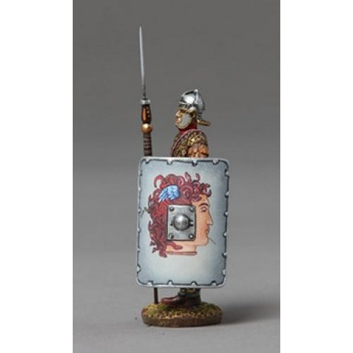 Roman Sentry in Scale Armor with Minerva Legion Shield
