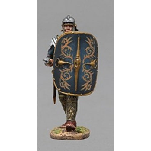 Advancing Praetorian Guardsman with Pilum Lowered & Painted Shield