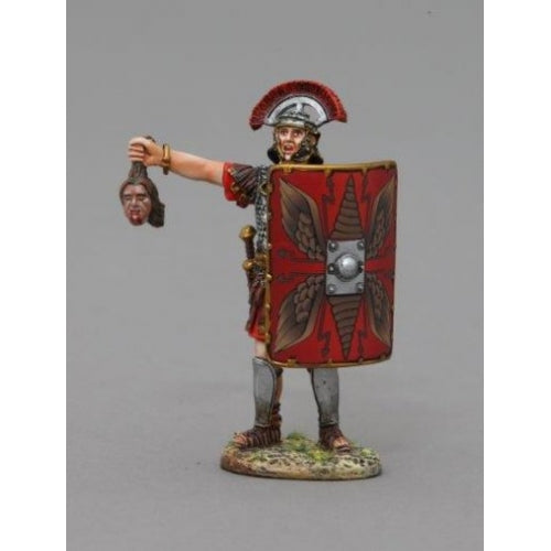 Centurion with Severed Head - Red Shield