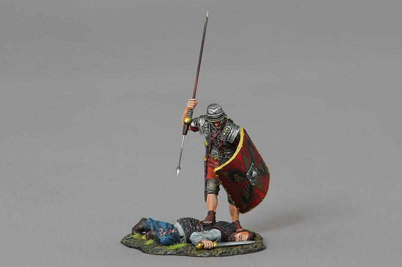 Legionnaire Applying Coup de Grace - Imperial Red Shield