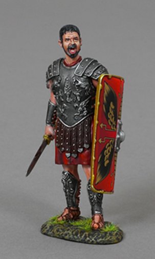 Iberian Roman General with Red Shield