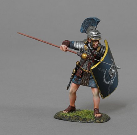 Praetorian Thrusting Pilum - Silver Pattern Shield