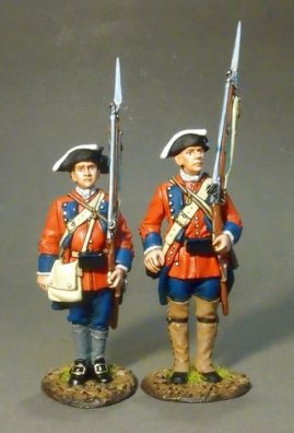 Line Infantry At Attention