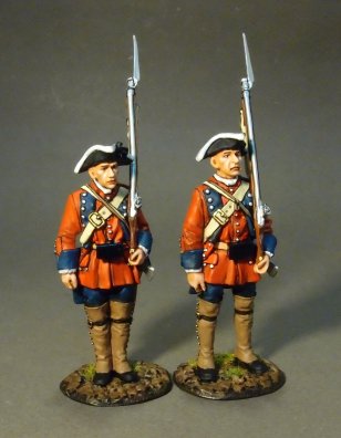 Line Infantry At Attention