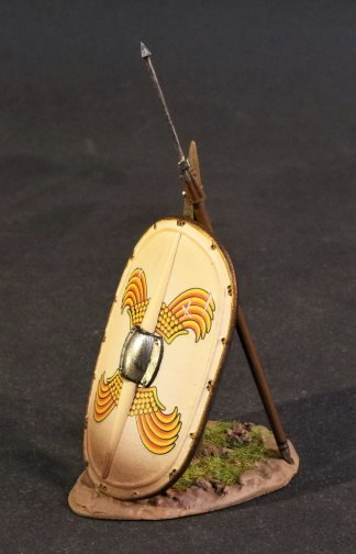 Roman Scutum, Sudis and Pilum (White)