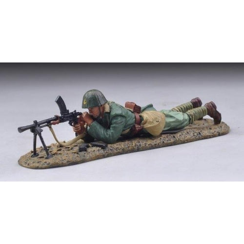 Japanese Machine Gunner in Helmet