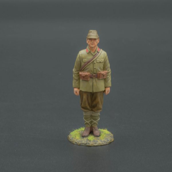 Japanese Soldier Stood to Attention