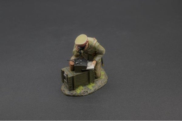 Japanese Officer on Field Telephone
