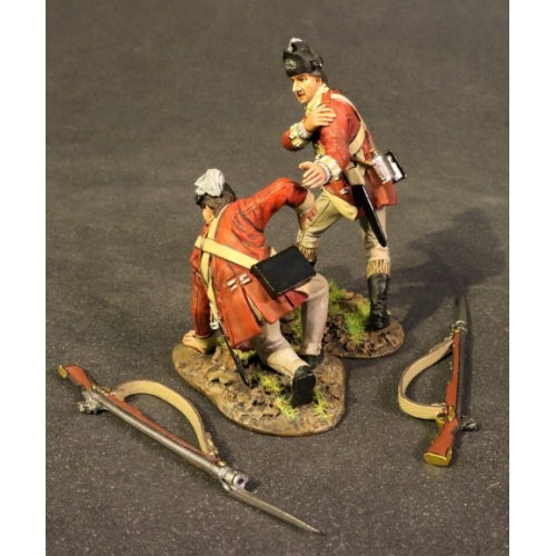 Two Wounded 62nd Regiment of Foot