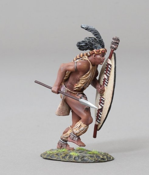 Zulu Warrior Charging