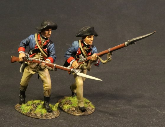 Two Line Infantry Advancing, 2nd New Hampshire Regiment