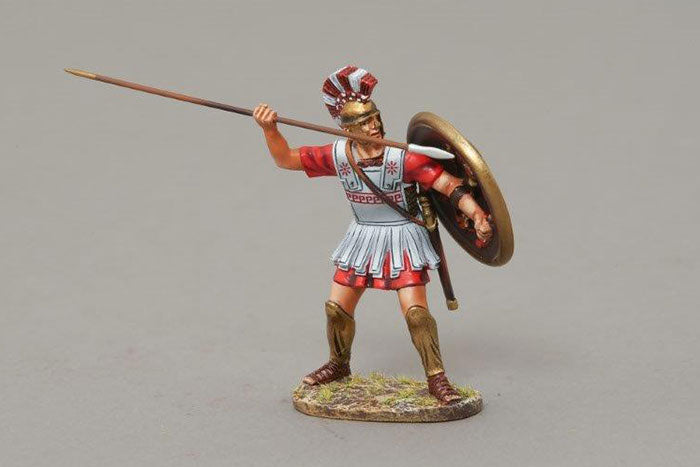 Spartan Standing Ready with Spear