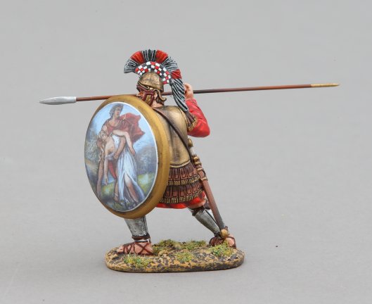 Hoplite with Orpheus Rescuing Eurydice Shield