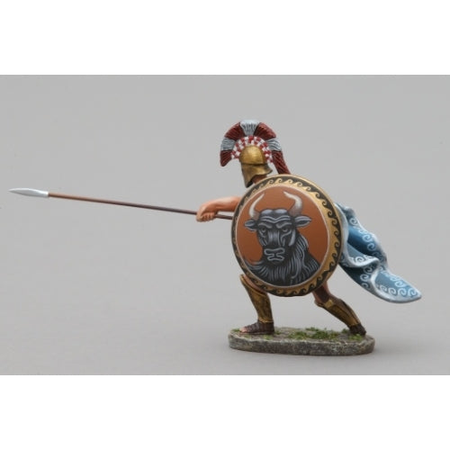Athenian Marine in Combat - Minotaur shield