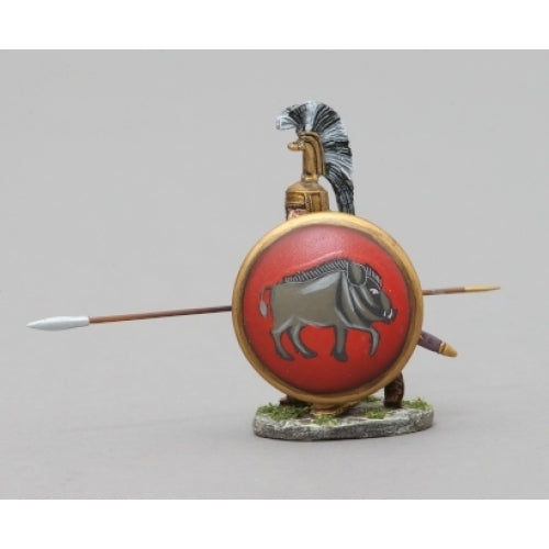 Kneeling Spartan - Boar Shield
