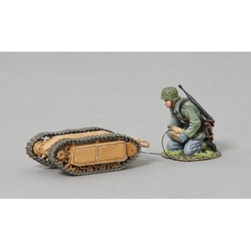 German Goliath Tracked Mine Vehicle w/Engineer Operator