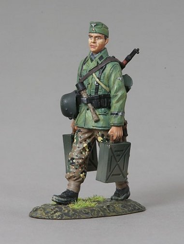 Soldier Carrying Spare Ammo SS Mortar Team