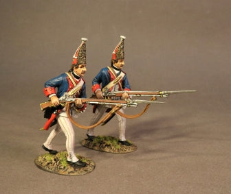 2 GRENADIERS ADVANCING