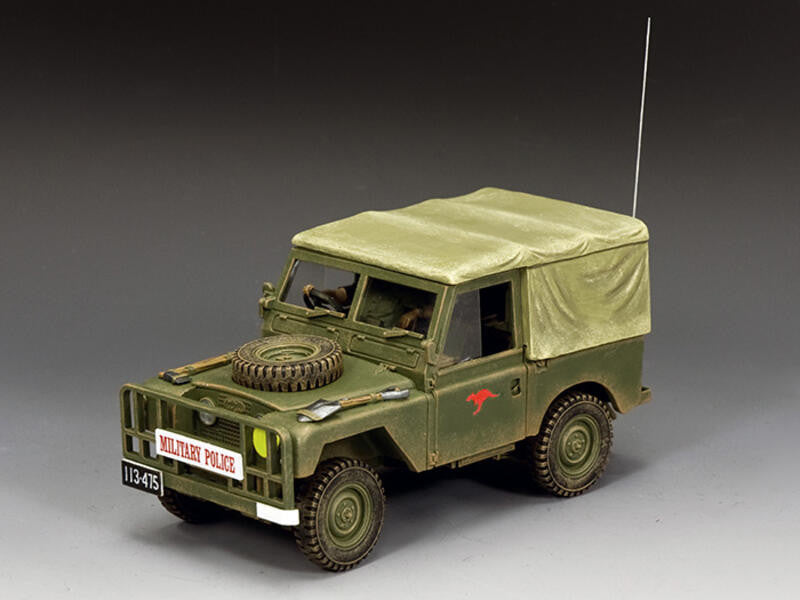 The Australian Military Police Land Rover
