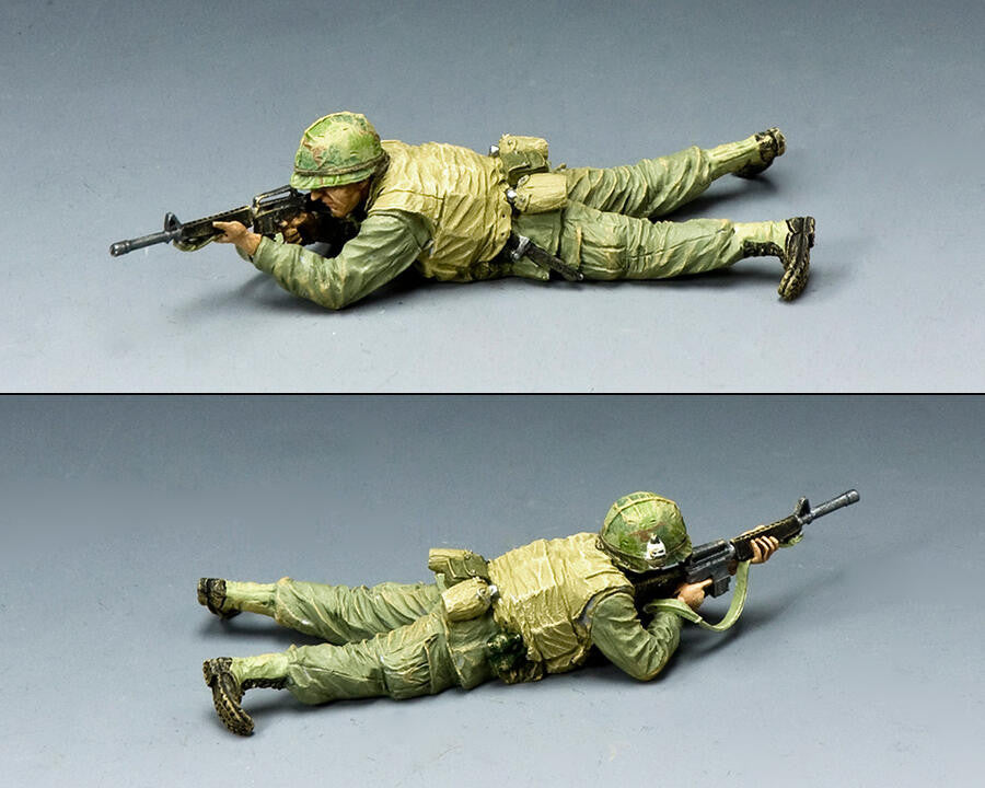 Lying Prone Rifleman