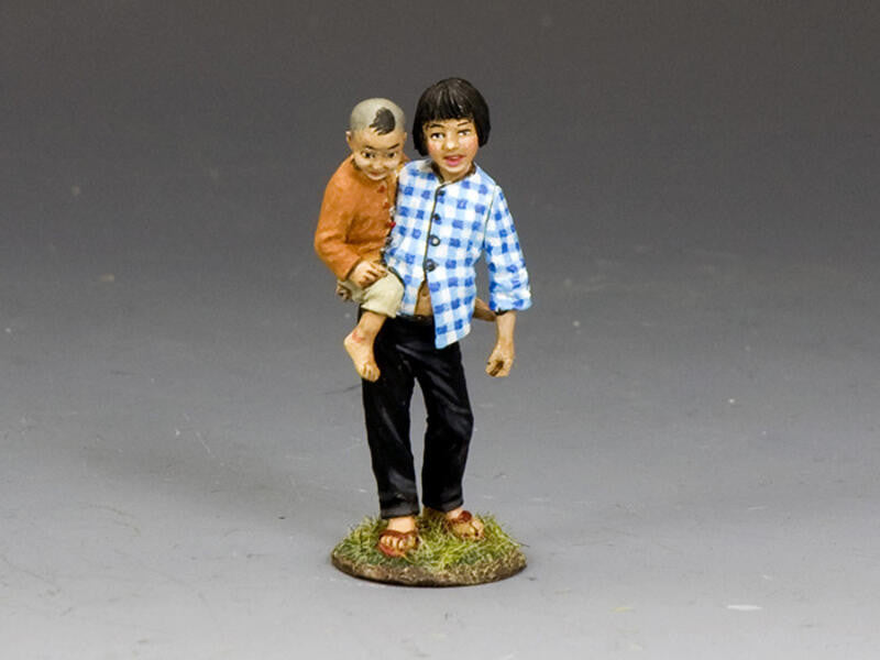 Vietnamese Girl w/Her Little Brother