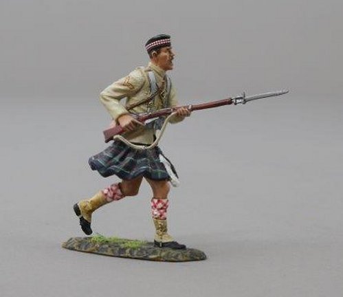 Charging Highlander Wearing Glengarrie Lance Corporal
