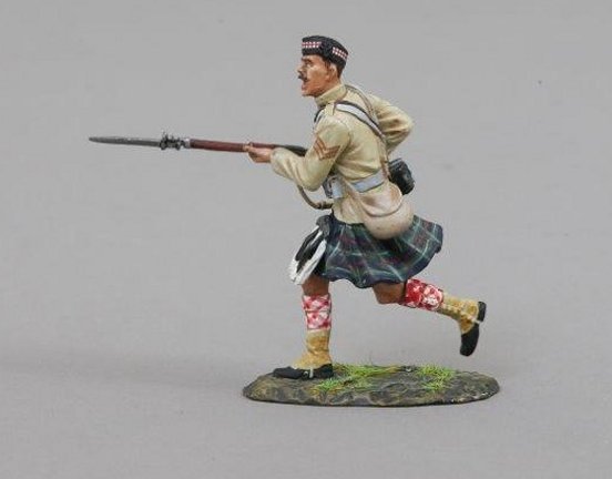 Charging Highlander Wearing Glengarrie - Corporal
