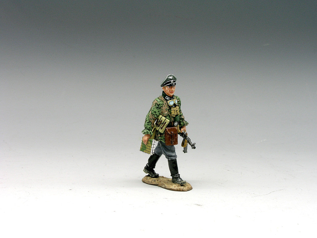 Marching Waffen SS Officer