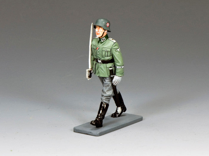 Marching Waffen SS Officer