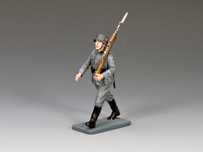 Marching Waffen SS Man w/Rifle