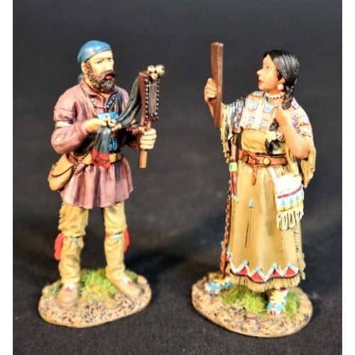 Fur Trader with Woman New Shiny, Sparkly Little Things!