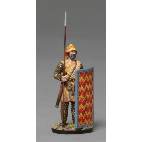 Persian Immortal Warrior with Red & Yellow Shield
