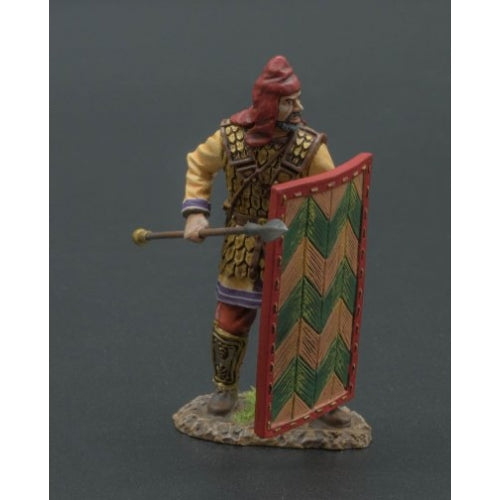 Immortal Standing Ready with Wicker Shield