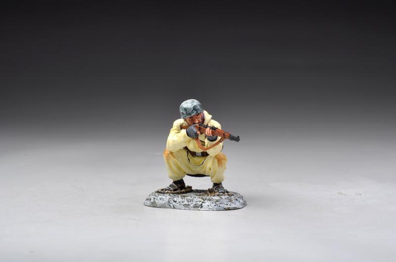 Fallschirmjager Squatting Firing MP40