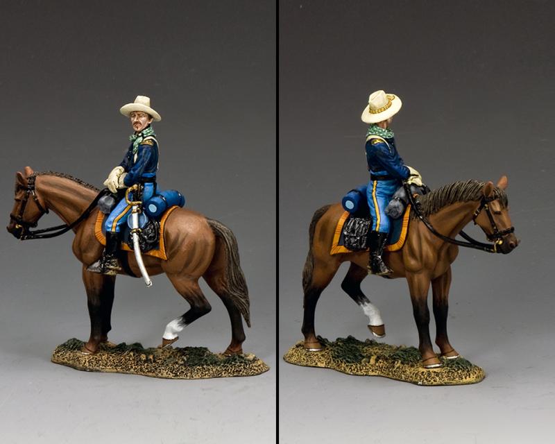 Captain Collingdoos--single mounted U.S. Cavalry figure