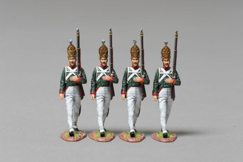 Four Advancing Pavlowski Grenadiers