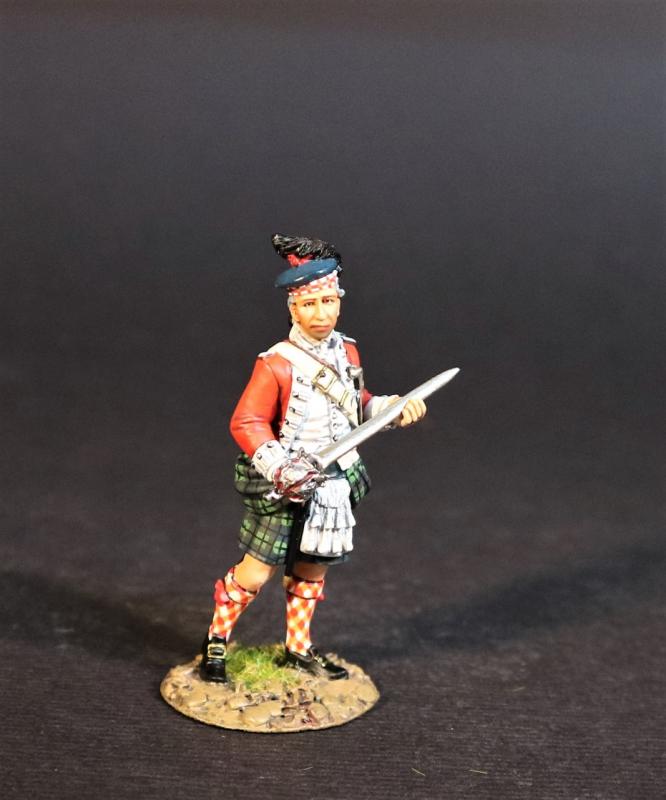 Infantry Officer with Basket-Hilted Sword