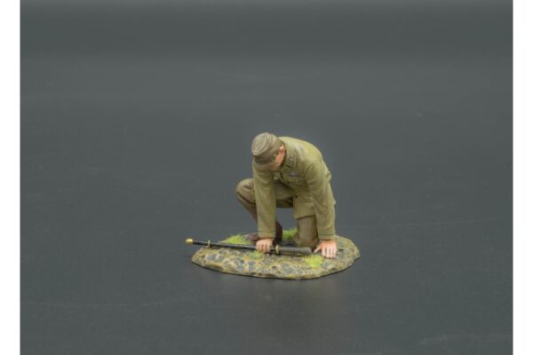 Kneeling Japanese Officer